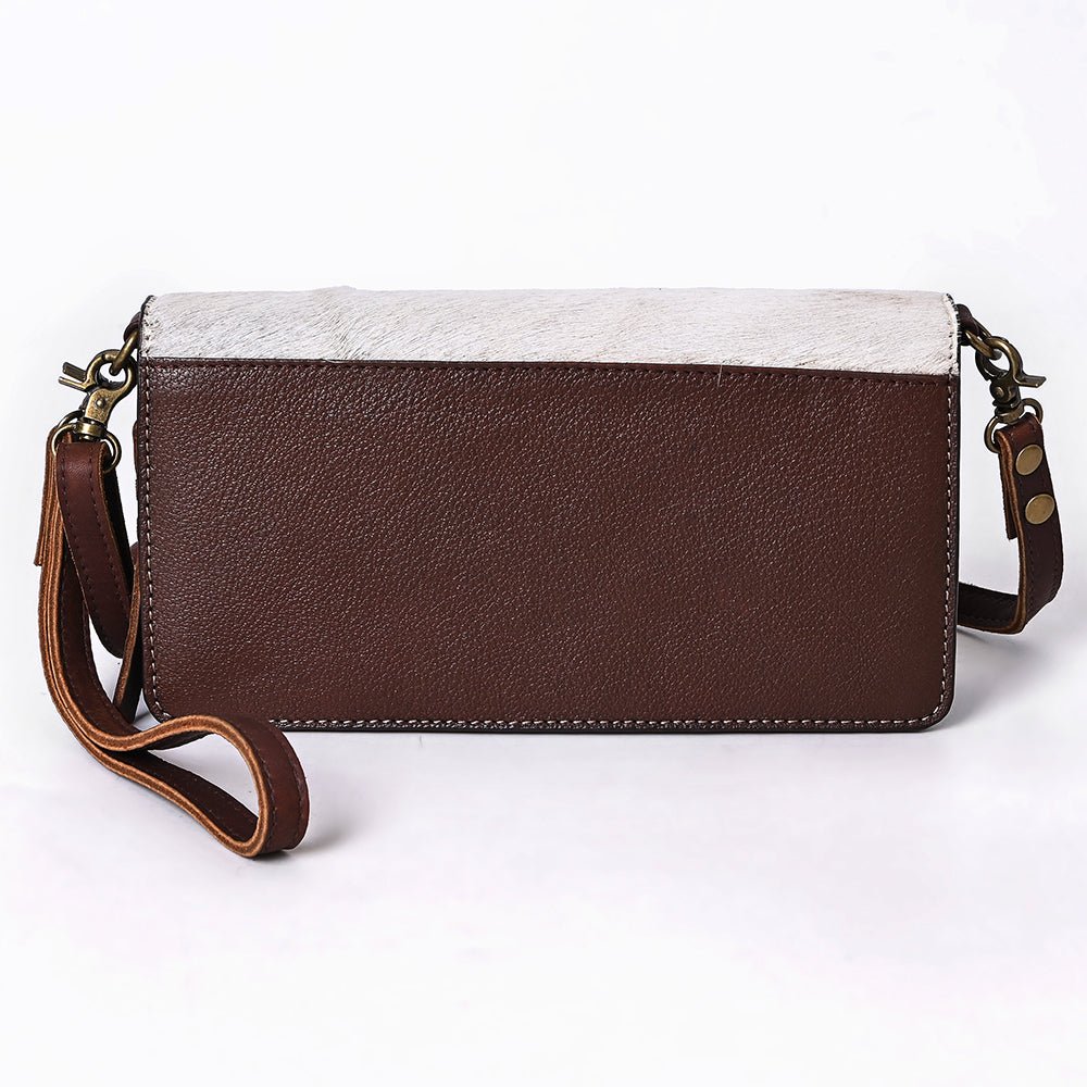 American Darling Organiser Hair-On Hand Tooled Genuine Leather