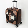 Hand Tooled Hair-On Genuine Leather