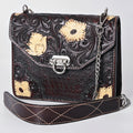 American Darling Crossbody Hand Tooled Genuine Leather