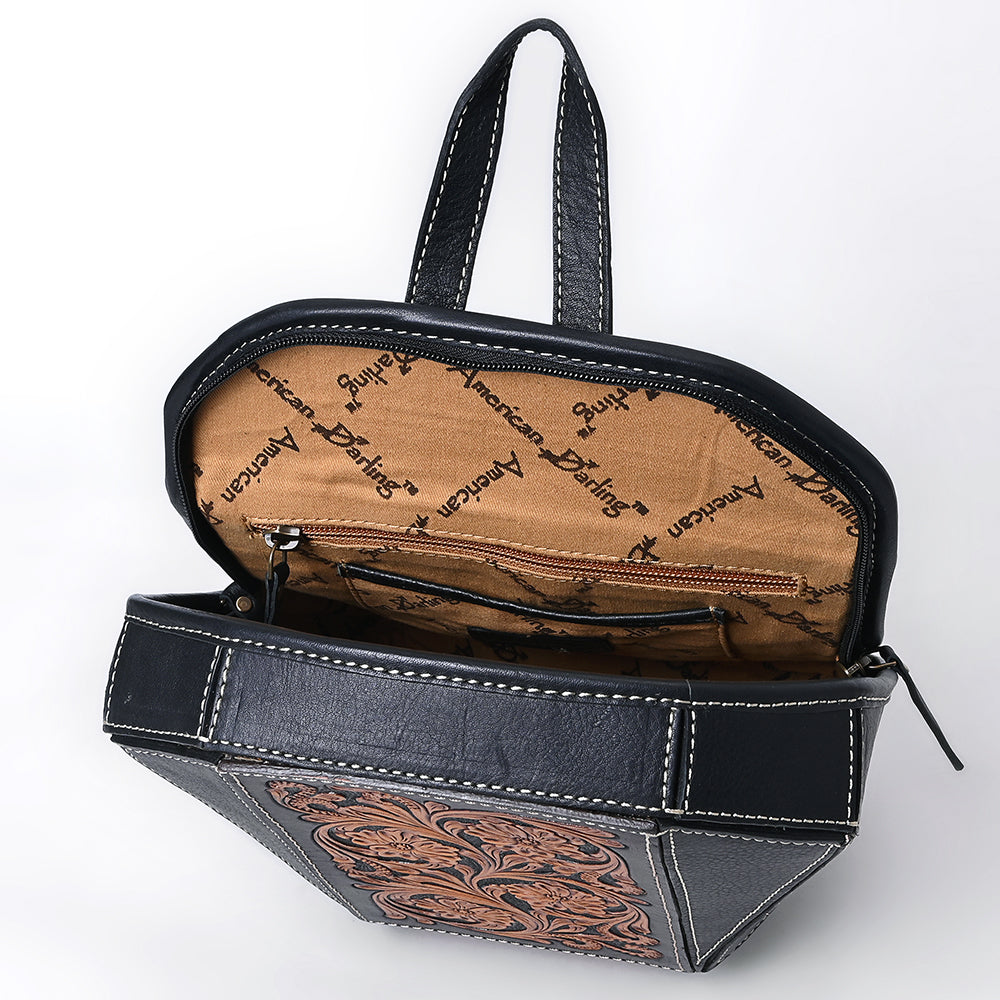 American Darling Hand-Tooled Genuine Leather Backpack