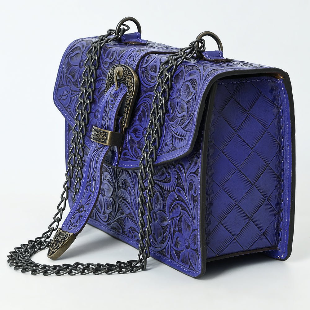 American Darling Small Crossbody Beautifully Hand Tooled Genuine Leather