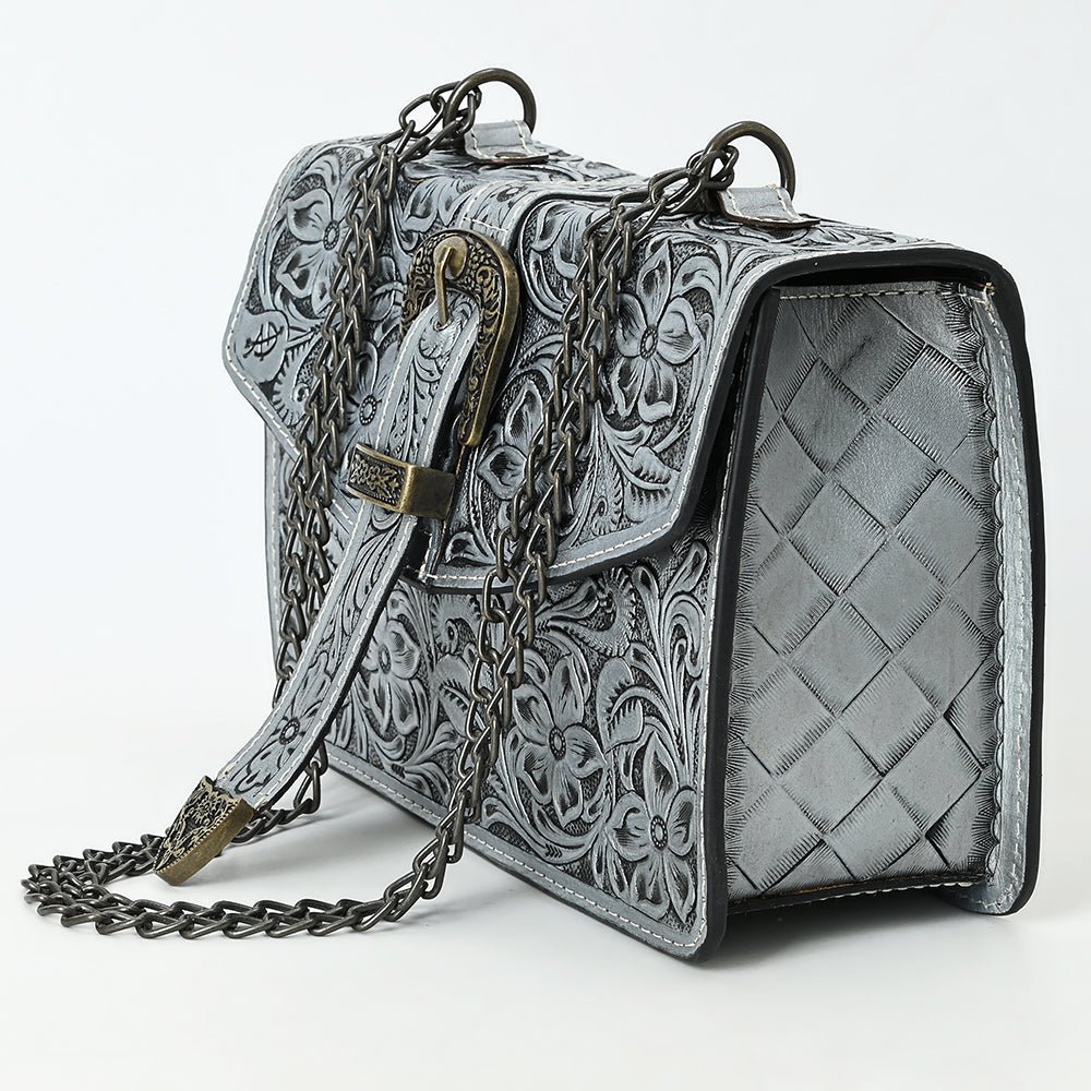 American Darling Small Crossbody Beautifully Hand Tooled Genuine Leather