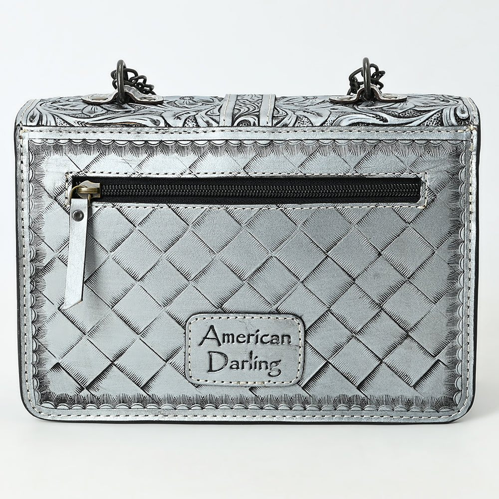 American Darling Small Crossbody Beautifully Hand Tooled Genuine Leather