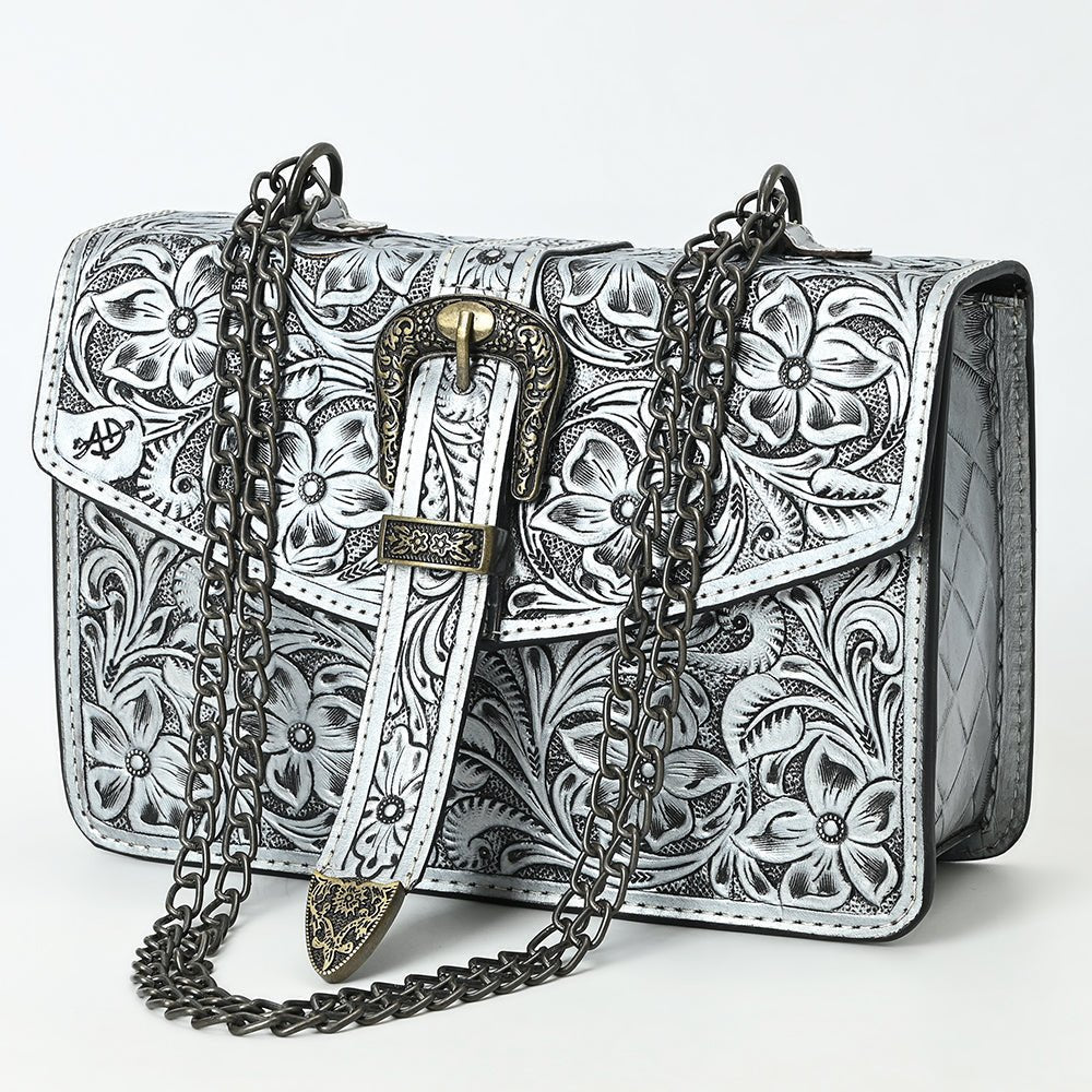 American Darling Small Crossbody Beautifully Hand Tooled Genuine Leather