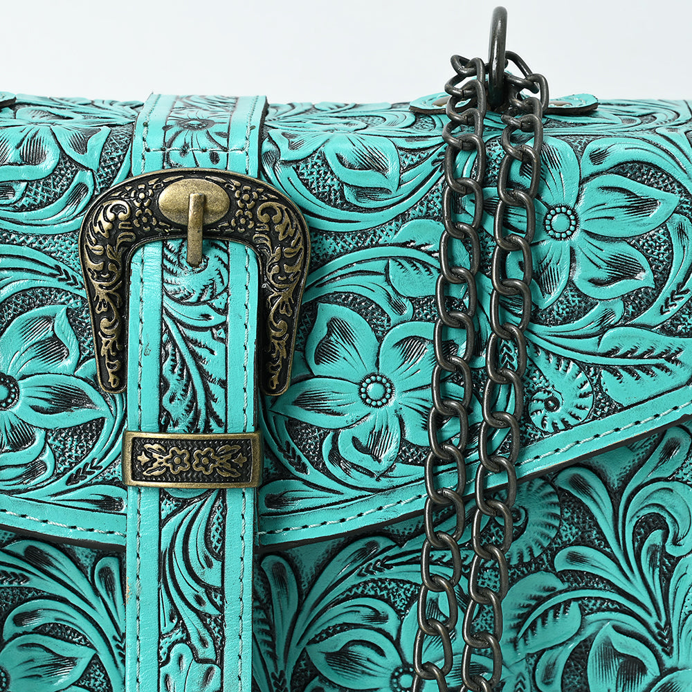 American Darling Small Crossbody Beautifully Hand Tooled Genuine Leather Women bag Western handbag purse | for Cute