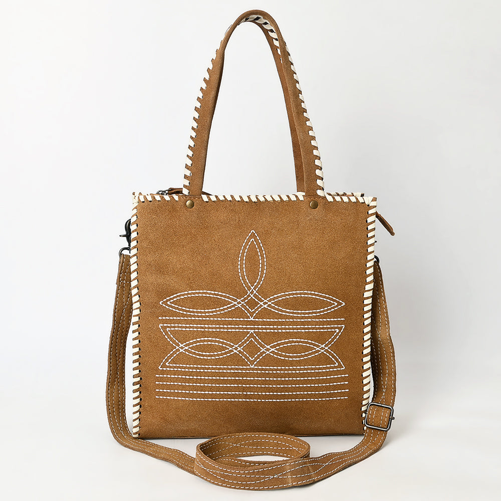 American Darling Tote Hand Tooled Genuine Suede Leather Women Bag Western Handbag Purse| Bag| Travel