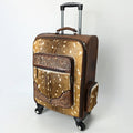American Darling Travel Case Beautifully Hand Tooled Hair-On Genuine Leather