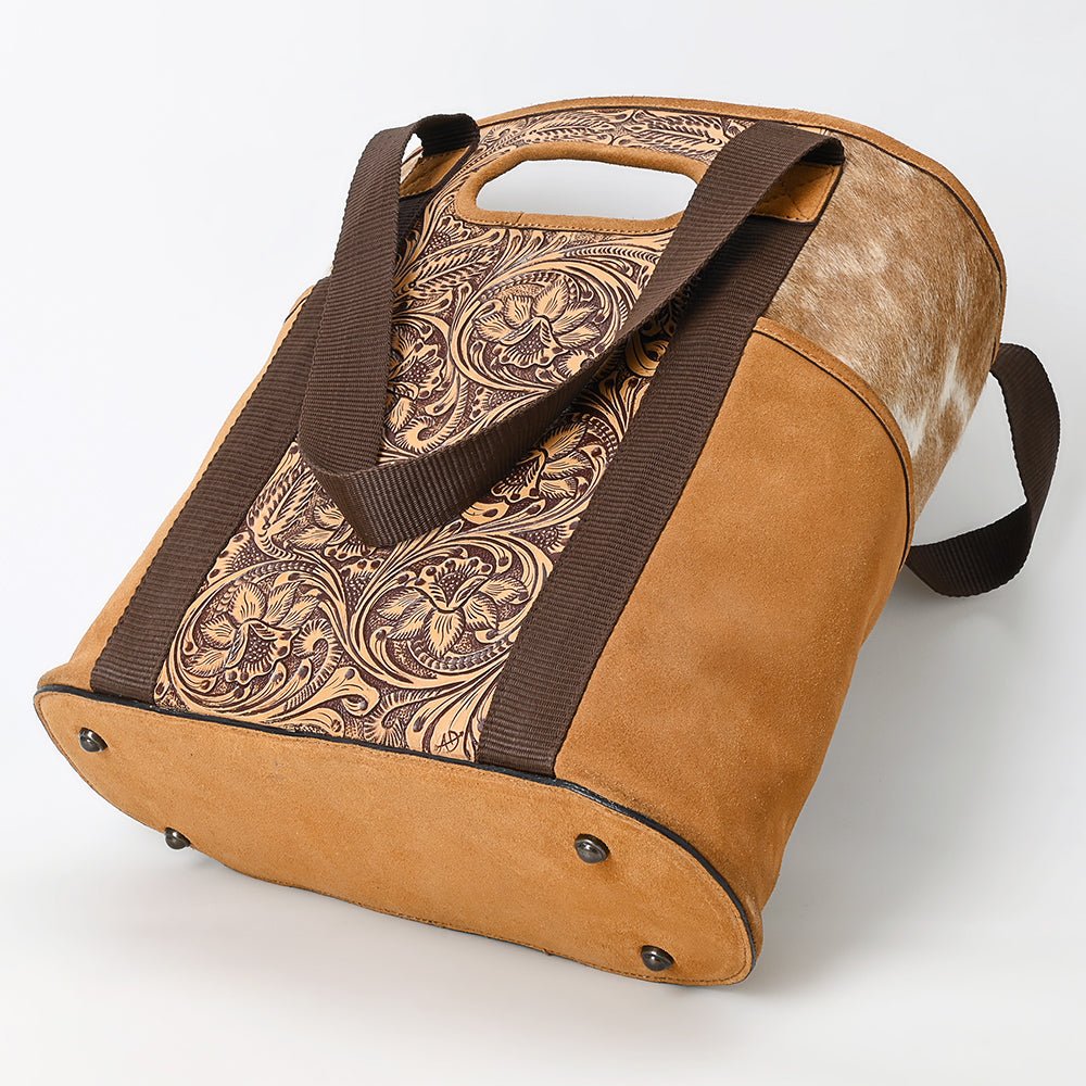 American Darling Hand-Tooled Genuine Leather Tote