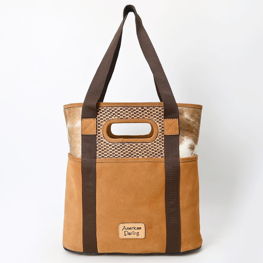 American Darling Hand-Tooled Genuine Leather Tote