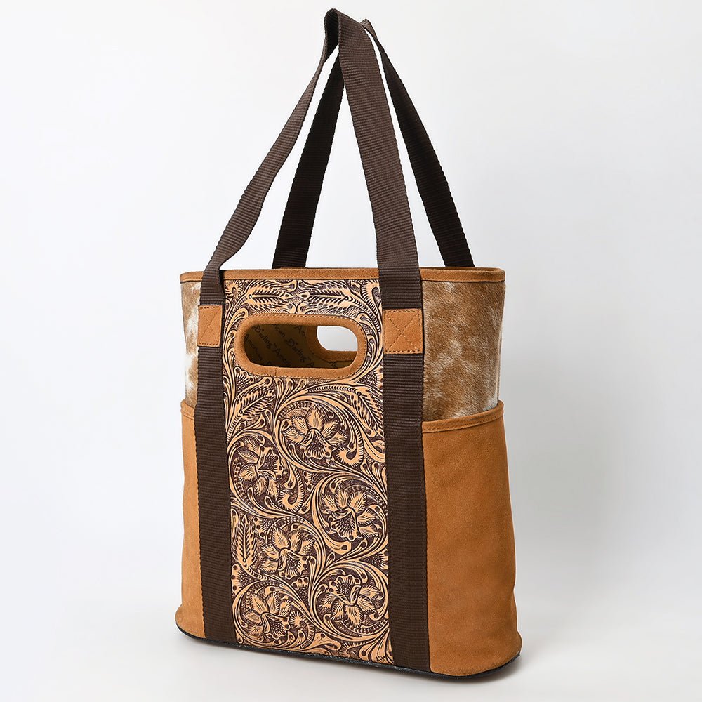 American Darling Hand-Tooled Genuine Leather Tote