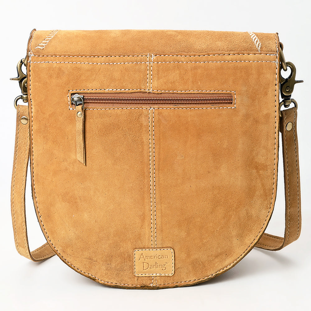 American Darling Cross Body Suede Genuine Western Leather Women Bag Handbag Purse |