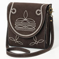 American Darling Cross Body Suede Genuine Western Leather Women Bag Handbag Purse |