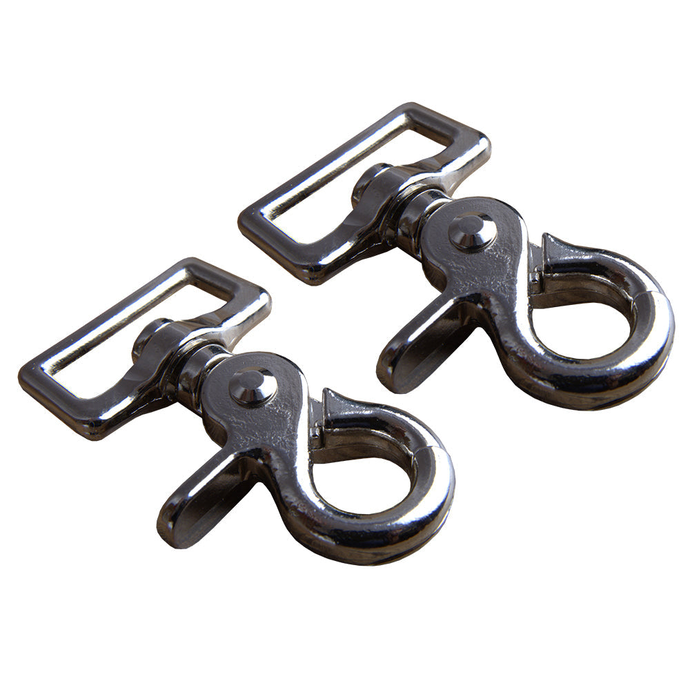 Hilason Braided Poly Barrel Racing Reins, Flat Grip Knots with Snaps — 1" x 8 ft