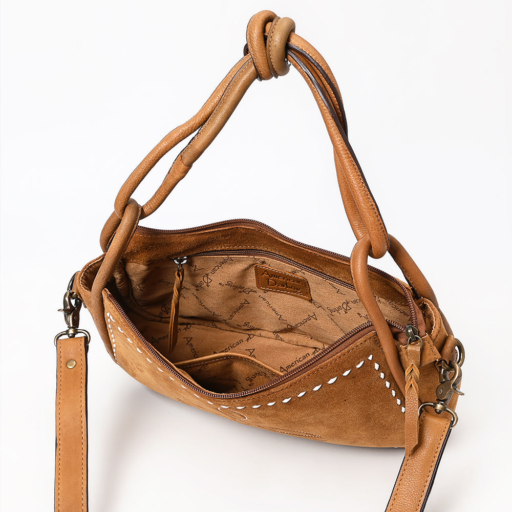 American Darling Crossbody Suede Full Grain Genuine Western Leather Women Bag | Handbag Purse for Cute