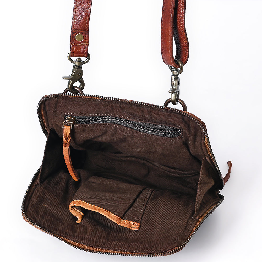 Spaghetti Western Crossbody Genuine Leather