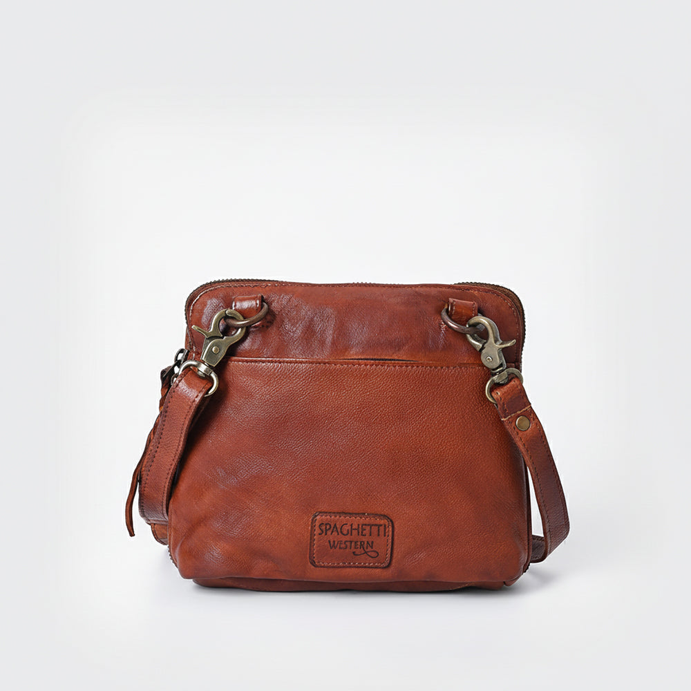 Spaghetti Western Crossbody Genuine Leather women bag handbag purse