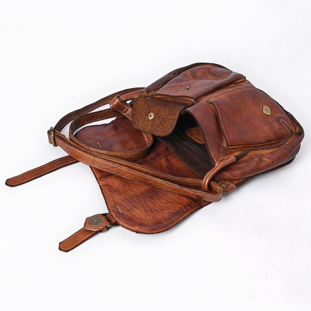 Spaghetti Western Crossbody Genuine Leather