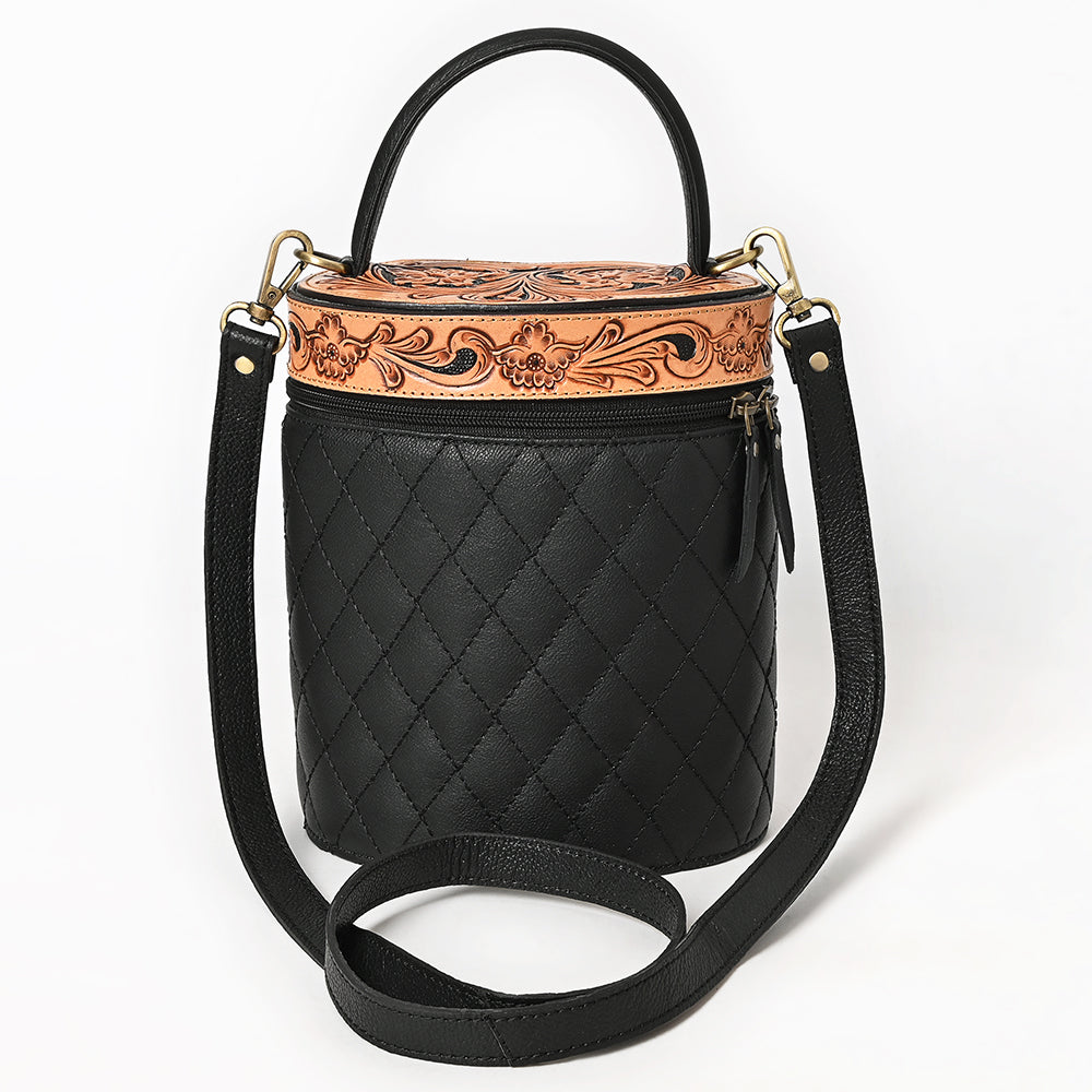 American Darling Jewelry Case Hand Tooled Genuine Western Leather