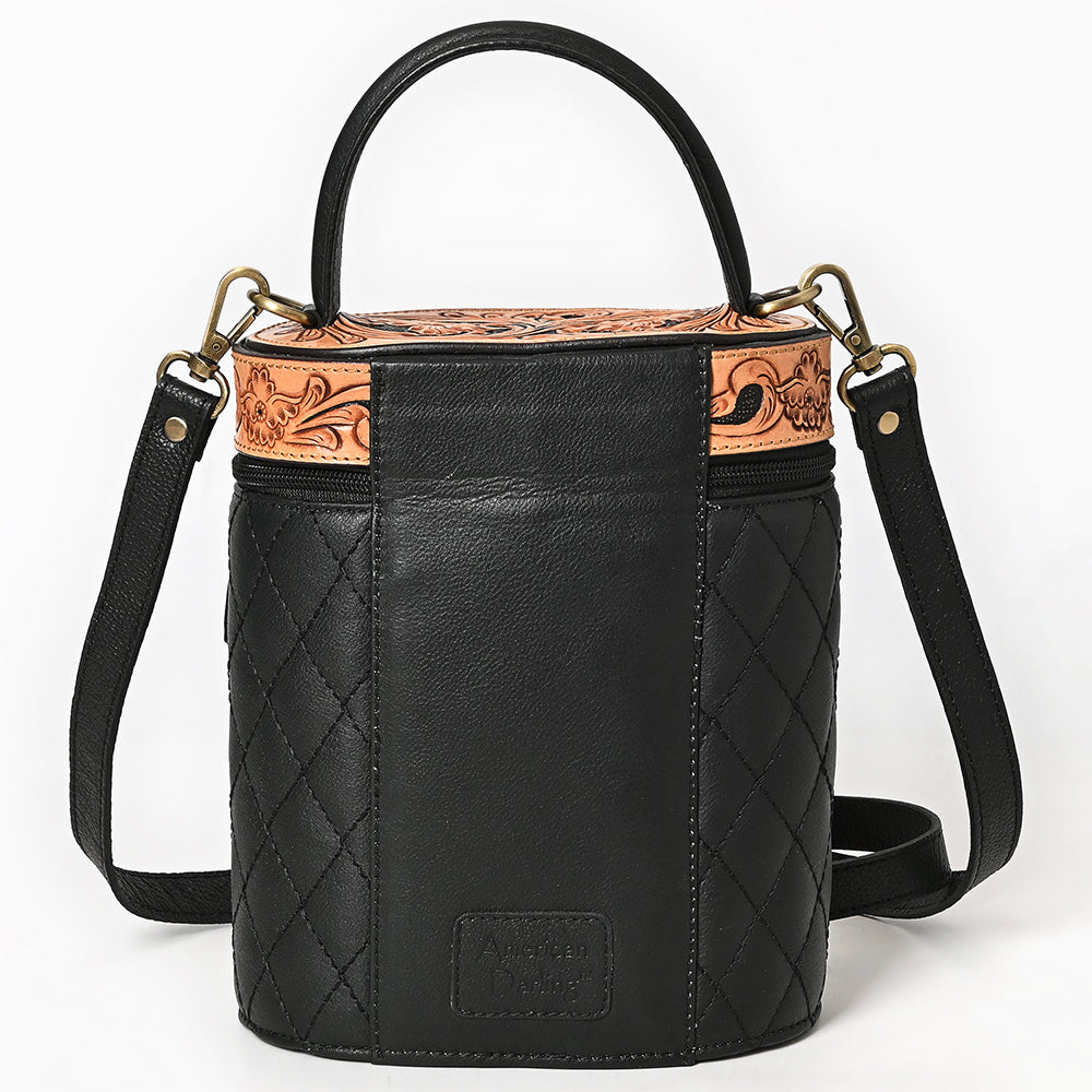 American Darling Jewelry Case Hand Tooled Genuine Western Leather