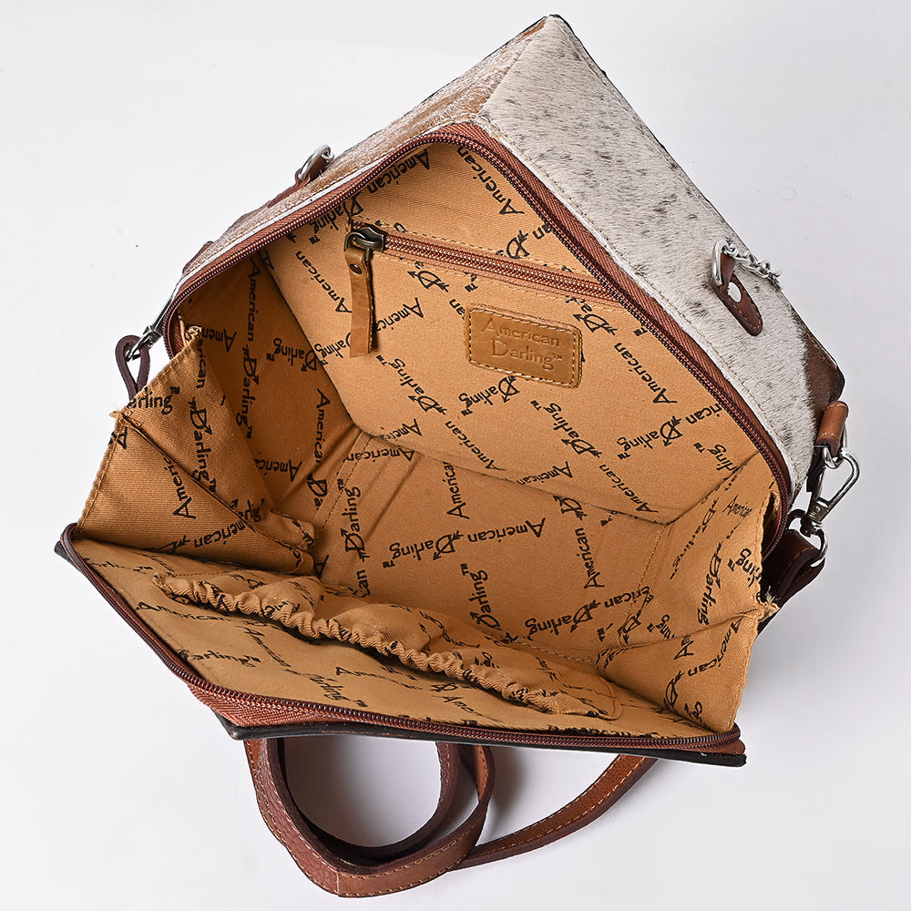 American Darling Crossbody Hand Tooled Genuine Leather