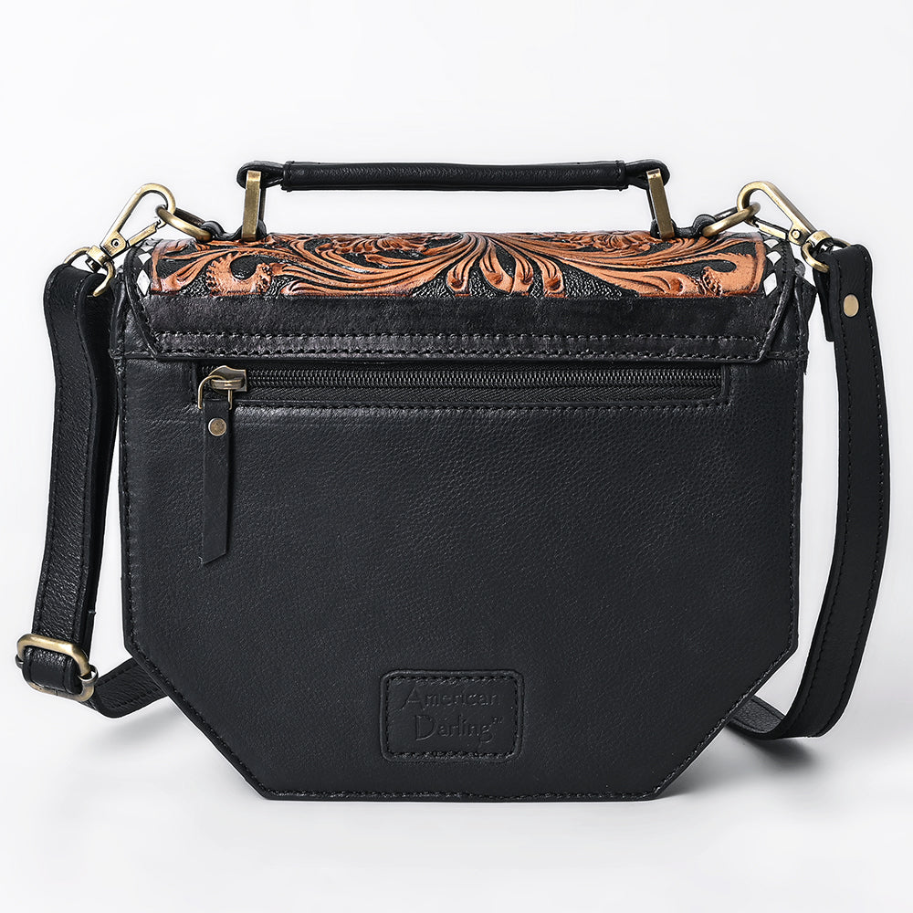 American Darling Crossbody Hand Tooled Genuine Leather
