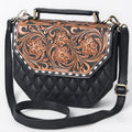 American Darling Crossbody Hand Tooled Genuine Leather