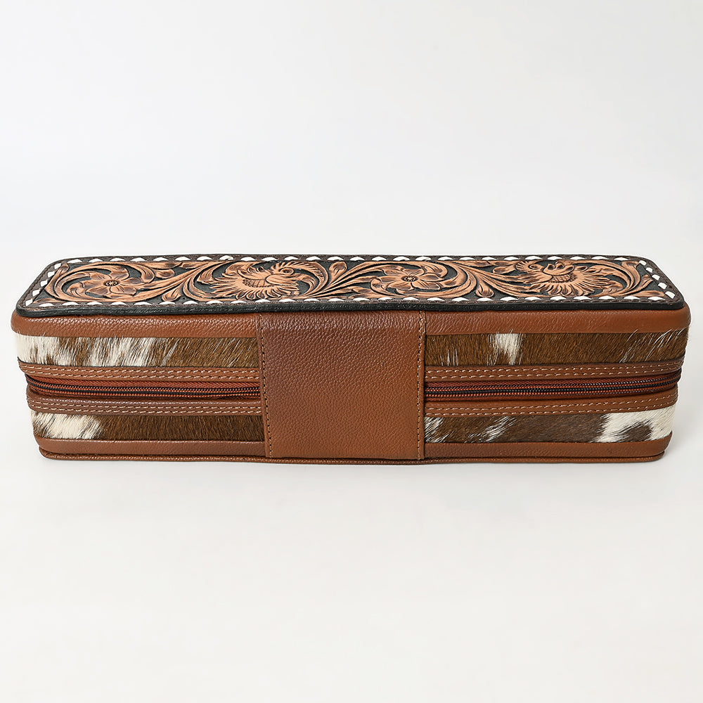 American Darling Jewelry Case Hand Tooled Genuine Leather Women's Bag Western Handbag Purse | Organizer for Women Travel