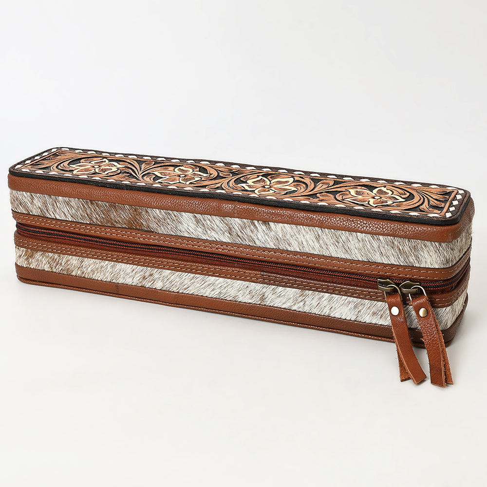 American Darling Jewelry Case Hand Tooled Genuine Leather Women's Bag Western Handbag Purse | Organizer for Women Travel
