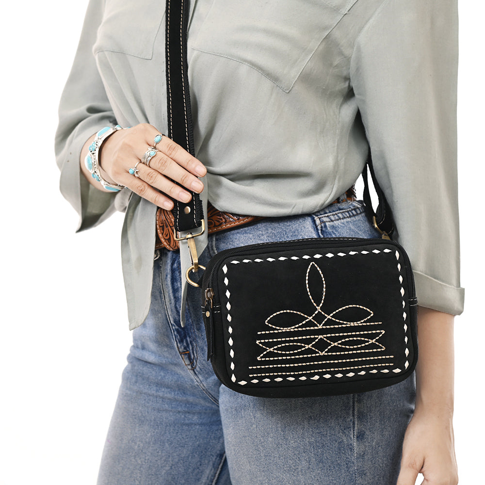 American Darling Suede Genuine Leather Camera bag