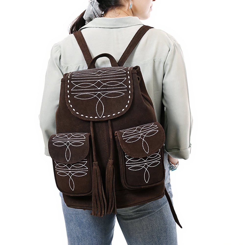 American Darling Genuine Leather Backpack