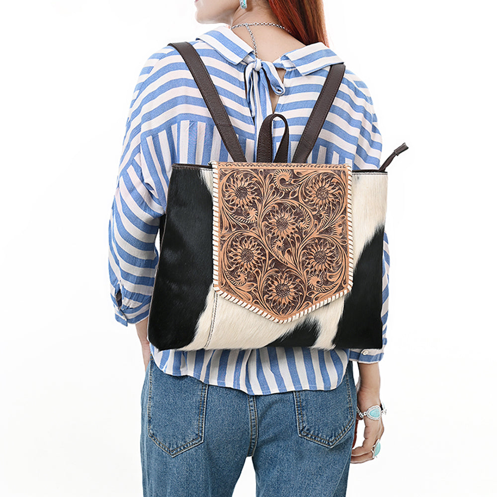 OHLAY Genuine Leather Backpack