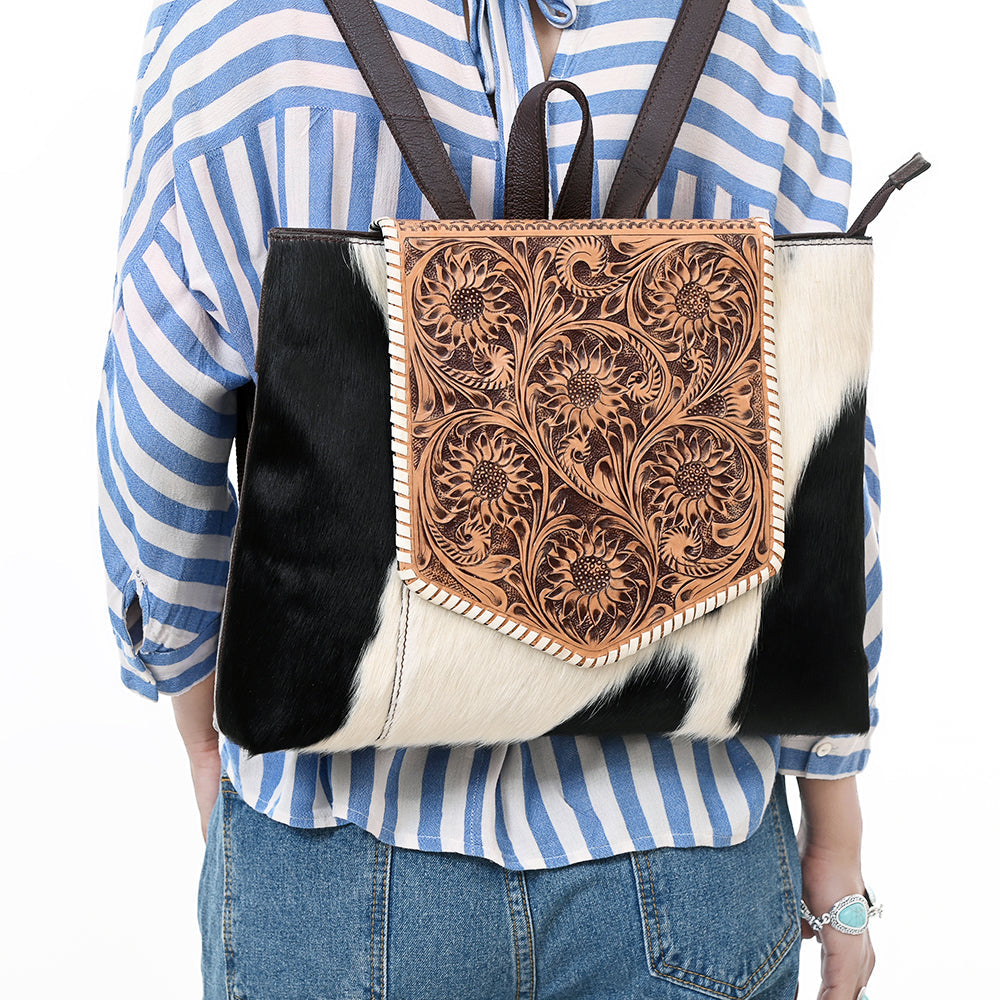 OHLAY Genuine Leather Backpack