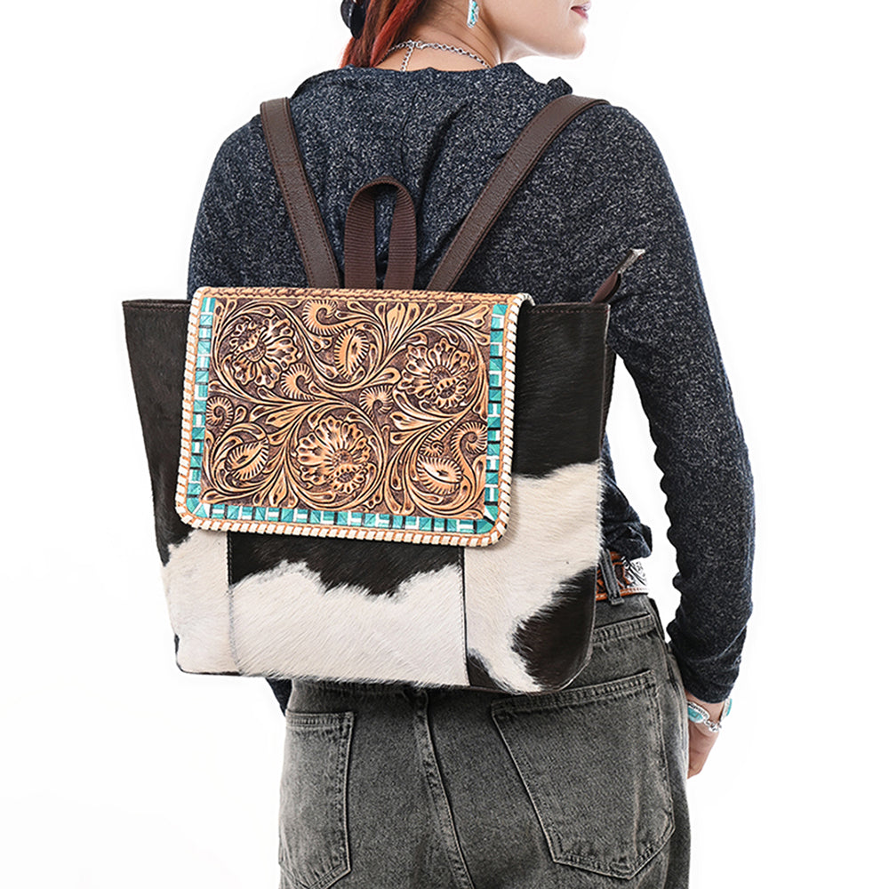 OHLAY Genuine Leather Backpack