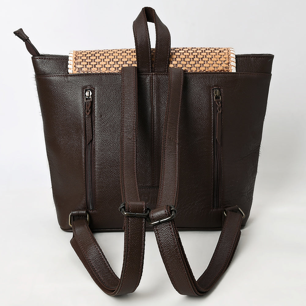 OHLAY Genuine Leather Backpack