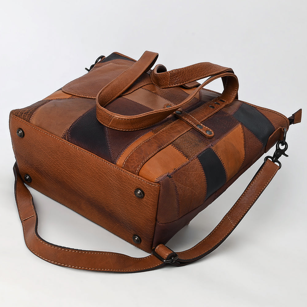 OHLAY Tote Genuine Leather women bag western Bag SKBZ174