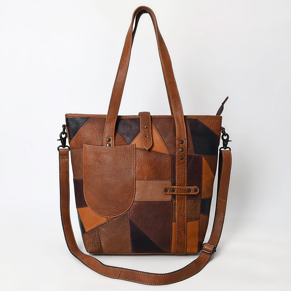 OHLAY Tote Genuine Leather women bag western Bag SKBZ174