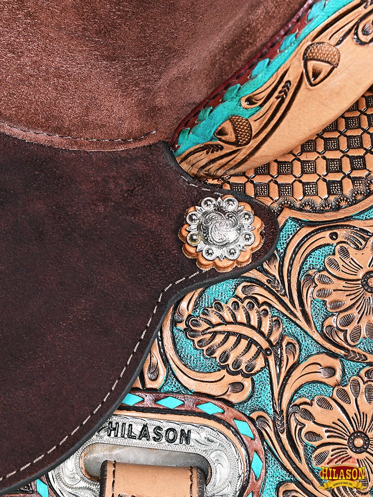 Proprietary Engineered Flexible Tree Western Saddle For Trail Riding With Comfort
