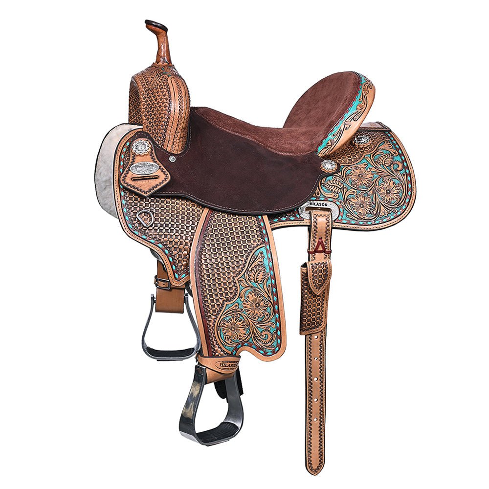 Proprietary Engineered Flexible Tree Western Saddle For Trail Riding With Comfort