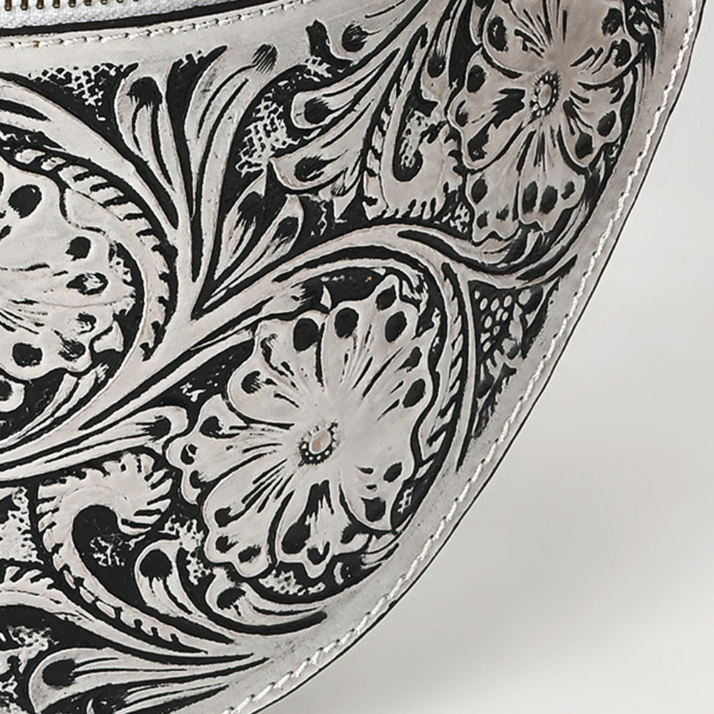 American Darling Fanny Pack Hand Tooled Genuine Western Leather Women Bag Handbag Purse |