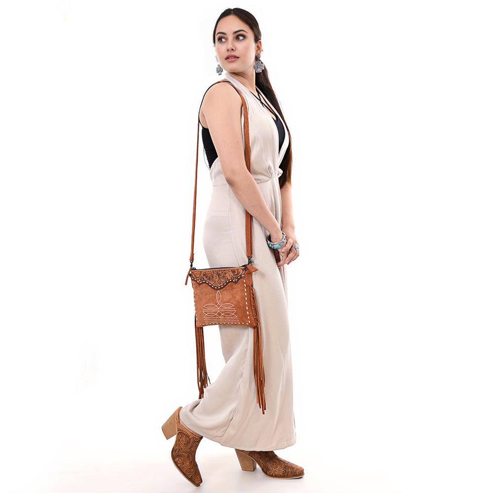 American Darling Genuine Leather Crossbody Bag