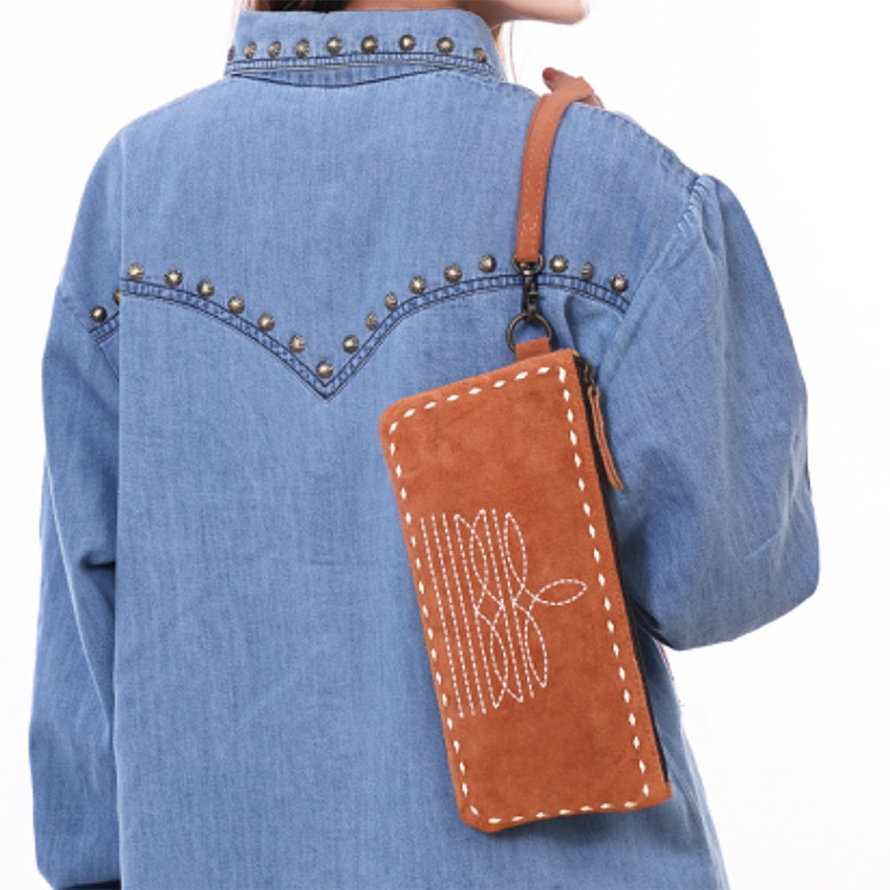 American Darling Genuine Leather Wristlet