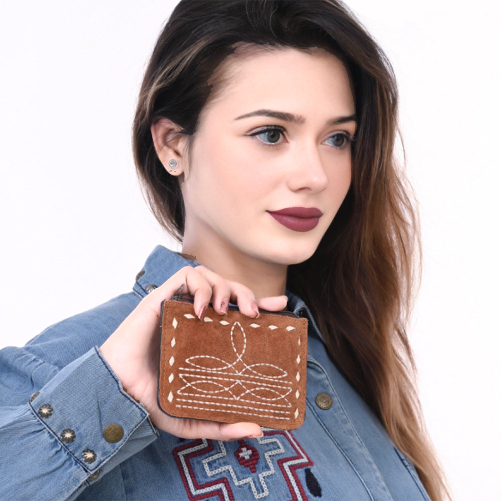 American Darling Genuine Leather Card Holder