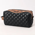 American Darling Toiletry Hand Tooled Genuine Western Leather Women Bag