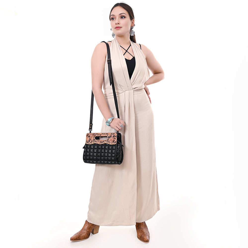 American Darling Clutch Hand Tooled Genuine Leather women bag western Bag