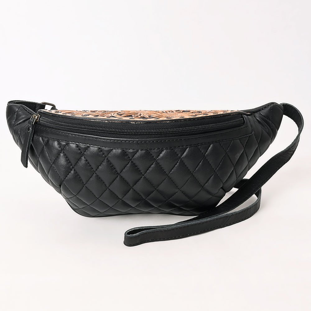 American Darling Hand-Tooled Leather Fanny Pack