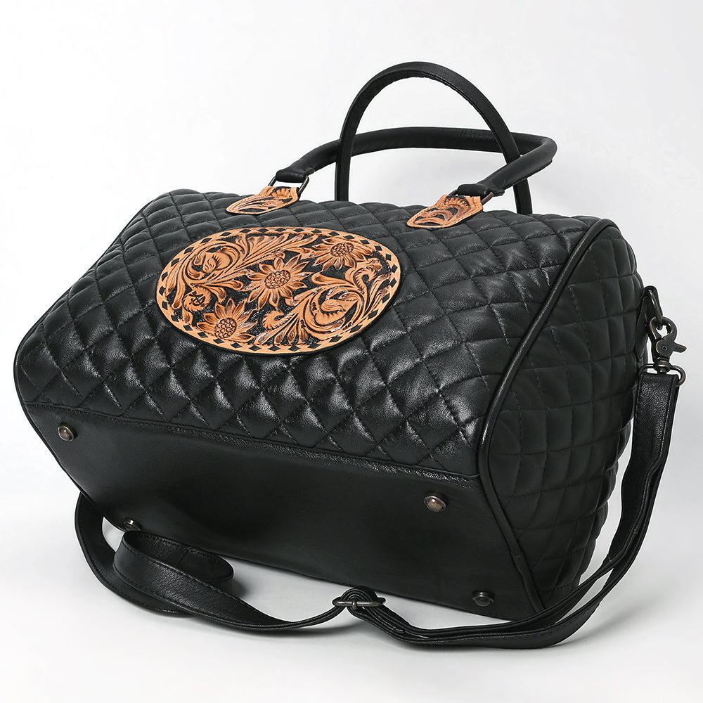 American Darling Hand-Tooled Genuine Leather Briefcase