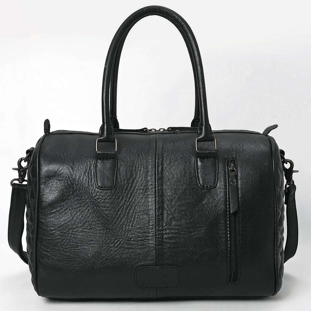 American Darling Hand-Tooled Genuine Leather Briefcase