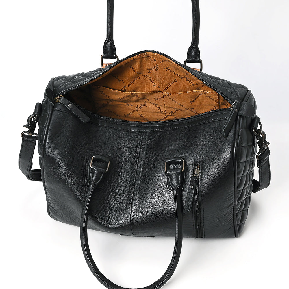 American Darling Hand-Tooled Genuine Leather Briefcase