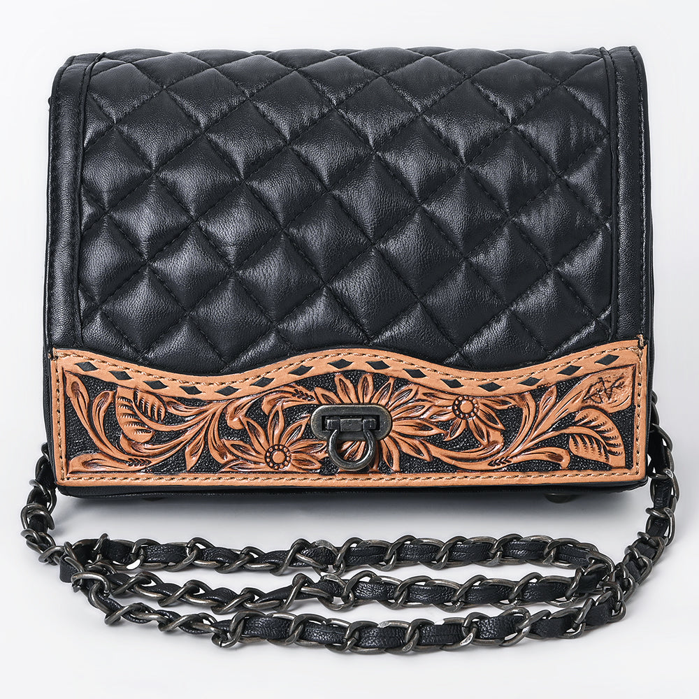 American Darling Crossbody Hand Tooled Genuine Western Leather