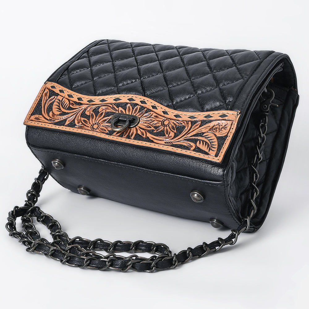 American Darling Crossbody Hand Tooled Genuine Western Leather